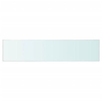 vidaXL Policová deska sklo čiré 60x12 cm