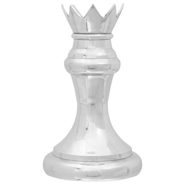 vidaXL Sochy Stříbrná Hliník