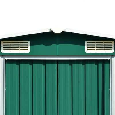 vidaXL Zahradní domek 257 x 580 x 181 cm kovový zelený