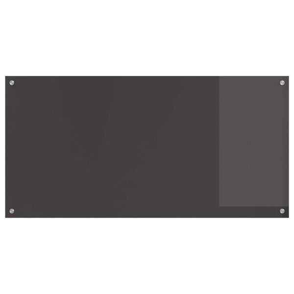 vidaXL Kuchyňsk&aacute; z&aacute;stěna Tmavě &scaron;ed&aacute; 120 x 60 x 0,6 cm tvrzen&eacute; sklo