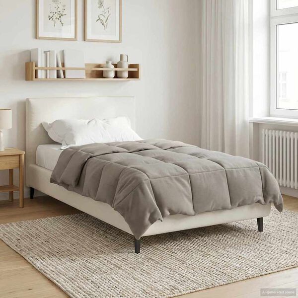 vidaXL Celoročn&iacute; přikr&yacute;vka &Scaron;něrov&aacute;n Zelen&aacute; 135 x 200 cm Mikrovl&aacute;kno