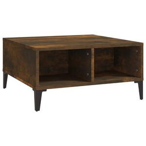 vidaXL Konferenčn&iacute; stolek kouřov&yacute; dub 60 x 60 x 30 cm dřevotř&iacute;ska