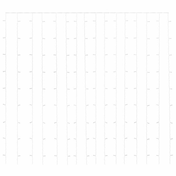 vidaXL Světeln&yacute; z&aacute;věs 3x3 m 300 LED diod pestrobarevn&eacute; světlo 8 funkc&iacute;