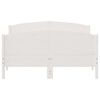 vidaXL Postel bez matrace bílá 150 x 200 cm masivní borovice