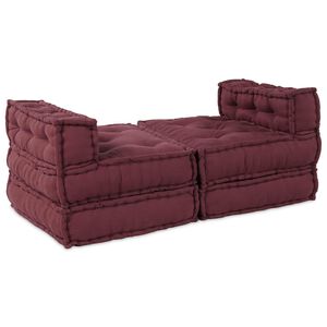 vidaXL Modulov&aacute; pohovka Textil Bord&oacute; 210 x 140 x 56 cm