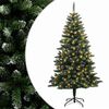 vidaXL Uměl&yacute; Skl&aacute;dac&iacute; V&aacute;nočn&iacute; Strom 150 cm 150 LED Tepl&aacute; b&iacute;l&aacute;