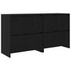 vidaXL Konzole 2 pcs Čern&yacute; dub 70 x 41 x 75 cm Kompozitn&iacute; dřevo