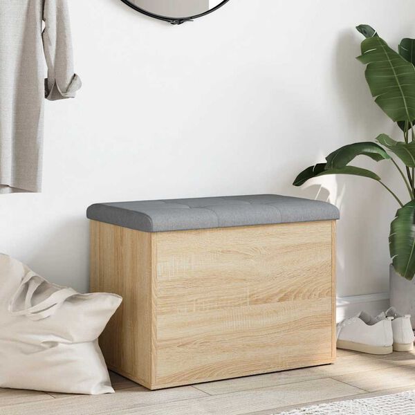 vidaXL &Uacute;ložn&aacute; lavice dub sonoma 62 x 42 x 45 cm konstrukčn&iacute; dřevo