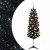 vidaXL &Scaron;t&iacute;hl&yacute; uměl&yacute; v&aacute;nočn&iacute; stromek s v&aacute;nočn&iacute;mi koulemi 120 cm 150 LED