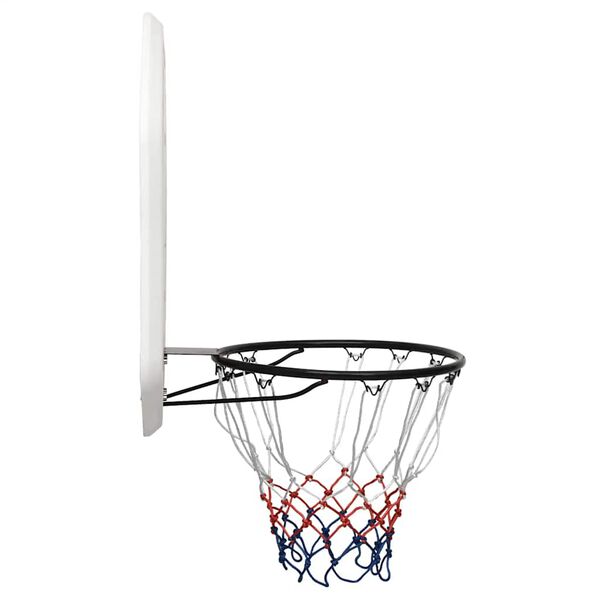 vidaXL Basketbalový koš bílý 109 x 71 x 3 cm polyethylen
