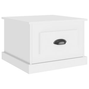 vidaXL Konferenčn&iacute; stolek b&iacute;l&yacute; 50 x 50 x 35 cm kompozitn&iacute; dřevo