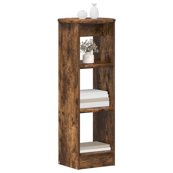 vidaXL Bočn&iacute; skř&iacute;ňka Uzen&yacute; Dub 40 x 40 x 100 cm Dřevěn&yacute; materi&aacute;l