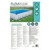 Bestway Sol&aacute;rn&iacute; plachta na baz&eacute;n Flowclear obd&eacute;ln&iacute;k 703 x 336 cm modr&aacute;