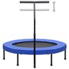 vidaXL Fitness trampolína s rukojetí a bezpečnostní podložkou 122 cm