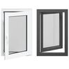 vidaXL Okeno do suter&eacute;nu RISOR 60 x 90 cm PVC a sklo Antracitov&aacute;