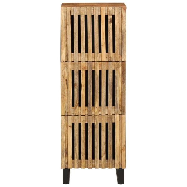 vidaXL Highboard 40 x 34 x 110 cm masivní hrubé mangovníkové dřevo