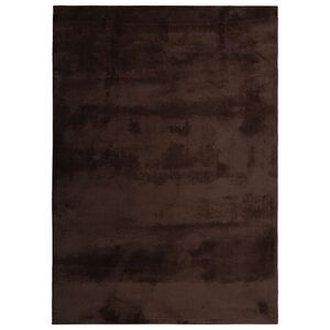 vidaXL Kusov&eacute; koberce Obd&eacute;ln&iacute;kov&yacute; HUARTE Hněd&aacute; 200 x 140 cm Polyester