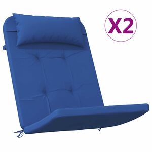 vidaXL Pol&scaron;t&aacute;ře na židle 2 ks Oxford l&aacute;tka Modr&aacute; 58 x 77 x 4,5 cm