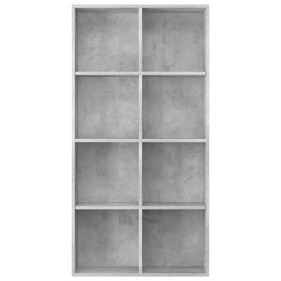 vidaXL Knihovna/příborník betonově šedá 66 x 30 x 130 cm dřevotříska