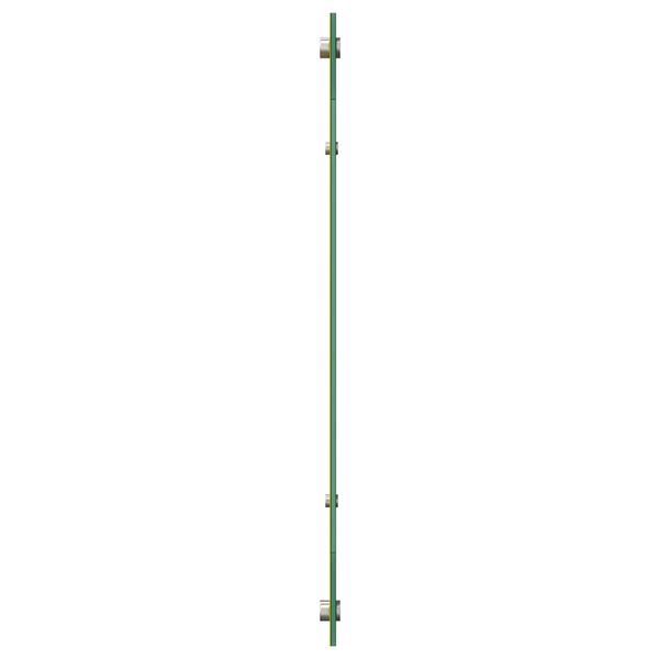 vidaXL Kuchyňsk&aacute; z&aacute;stěna Žlut&aacute; 110 x 60 cm tvrzen&eacute; sklo