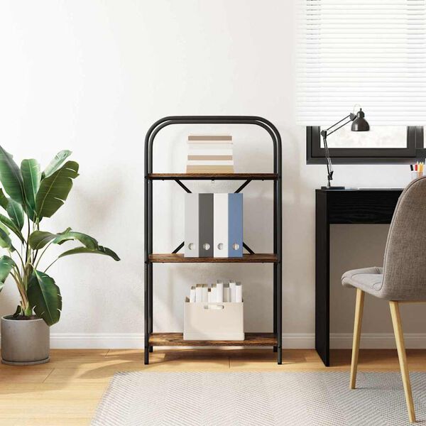 vidaXL Knihovna Kouřov&yacute; dub 60 x 30 x 109 cm Kompozitn&iacute; dřevo