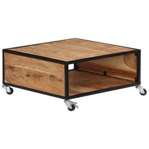 vidaXL Konferenčn&iacute; stolek 70 x 70 x 32 cm masivn&iacute; ak&aacute;ciov&eacute; dřevo