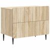 vidaXL Nočn&iacute; skř&iacute;ňka Dub sonoma 62 x 34,5 x 49,5 cm Kompozitn&iacute; dřevo