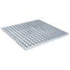 vidaXL Mř&iacute;žka Stř&iacute;brn&aacute; 50 x 50 x 2 cm Ž&aacute;rově zinkovan&aacute; ocel