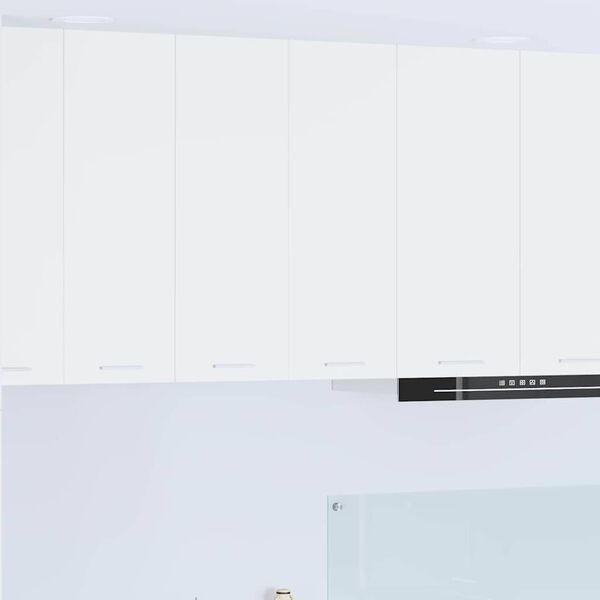 vidaXL Z&aacute;věsn&aacute; skř&iacute;ňka se dveřmi B&iacute;l&aacute; 60 x 31 x 80 cm kompozitn&iacute; dřevo