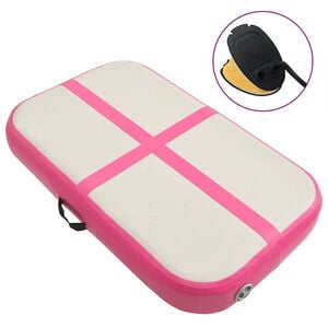 vidaXL Nafukovac&iacute; ž&iacute;něnka s pumpou 60 x 100 x 15 cm PVC růžov&aacute;