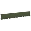 vidaXL Okraj tr&aacute;vn&iacute;ku 10 ks 102 x 15 x 4 cm Ocel Olivově zelen&aacute;