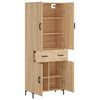 vidaXL Skř&iacute;ň highboard dub sonoma 69,5 x 34 x 180 cm kompozitn&iacute; dřevo