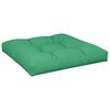 vidaXL Podu&scaron;ka na palety zelen&aacute; 70 x 70 x 12 cm textil