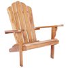 vidaXL Zahradn&iacute; Adirondack křeslo Př&iacute;rodn&iacute; Pevn&eacute; teakov&eacute; dřevo
