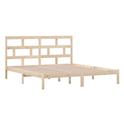 vidaXL Rám postele 180 x 200 cm Super King masivní dřevo