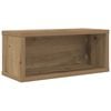 vidaXL &Uacute;ložn&yacute; stojan na CD Dub artisan 40 x 17 x 17 cm