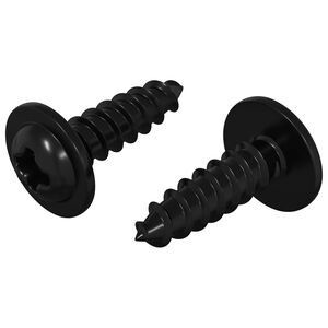 vidaXL Samovrtn&yacute; hřeb&iacute;k 2 pcs Čern&aacute; 3,5 x 12 mm Železo