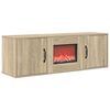 vidaXL Elektrick&yacute; krb Sonoma 110 x 30 x 36,5 cm Kompozitn&iacute; dřevo