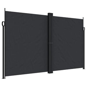 vidaXL Zatahovac&iacute; bočn&iacute; mark&yacute;za čern&aacute; 200 x 1 200 cm