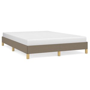 vidaXL R&aacute;m postele bez matrace taupe 140 x 200 cm textil
