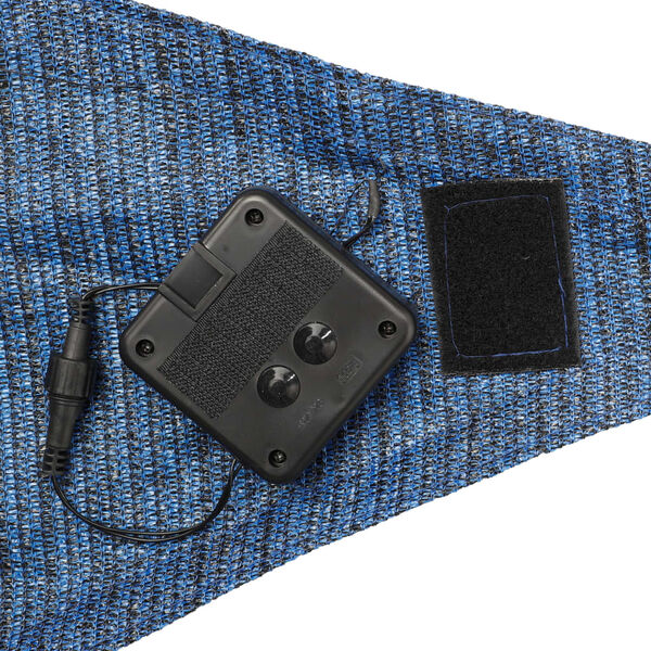 HI Slunečn&iacute; plachta se 100 LED diodami modr&aacute; 3 x 3 x 3 m