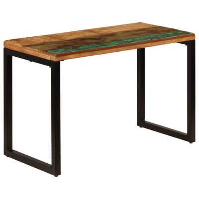 vidaXL Jídelní stůl 115 x 55 x 76 cm masivní recyklované dřevo a ocel