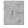 vidaXL Skř&iacute;ň highboard betonově &scaron;ed&aacute; 69,5x34x180 cm kompozitn&iacute; dřevo