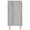 vidaXL Příborník šedý sonoma 60 x 35 x 70 cm kompozitní dřevo