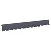 vidaXL Okraj tr&aacute;vn&iacute;ku 20 ks 102 x 10 x 4 cm Ocel Antracitov&aacute;