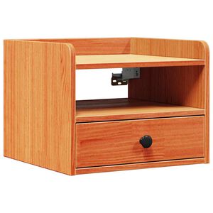 vidaXL Noční stolek se zásuvkou Voskově hnědá 38 x 36 x 29,5 cm