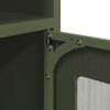 vidaXL Příborník zelený 100,5 x 39 x 107 cm ocel válcovaná za studena