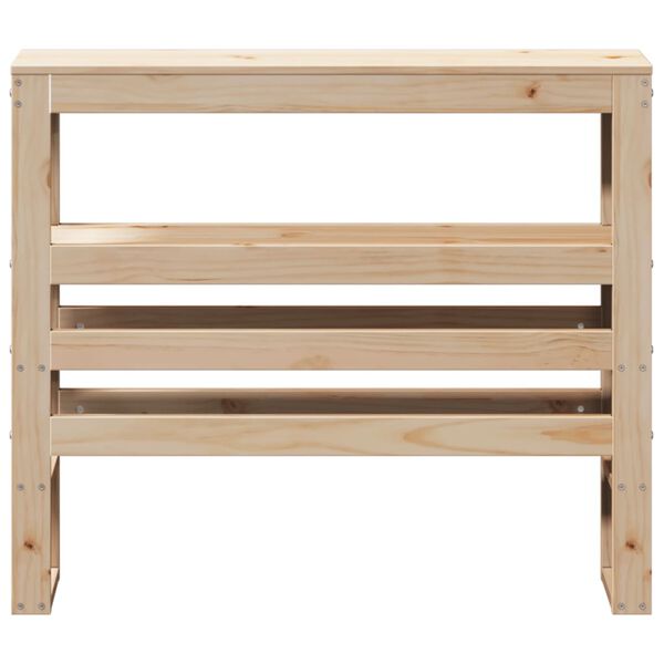 vidaXL Čelo postele s policemi 100 cm masivn&iacute; borovice