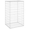 vidaXL Gabionov&aacute; zeď s v&iacute;ky pozinkovan&aacute; ocel 60 x 50 x 100 cm