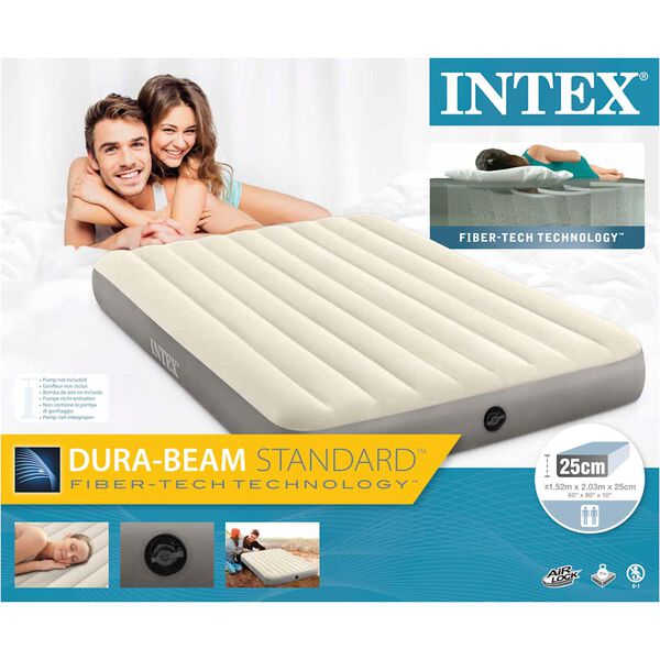 Intex Nafukovací matrace Dura-Beam Standard Single-High 152x203x25 cm
